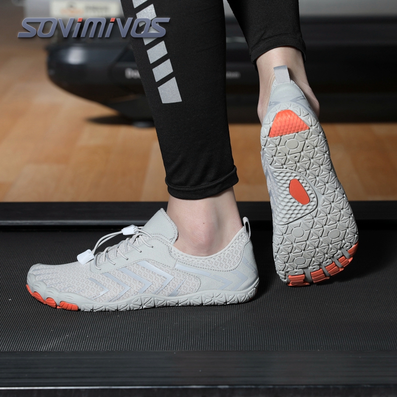 Wide Toe Box Running Sneakers - Scarpe da Trail Running Minimaliste per