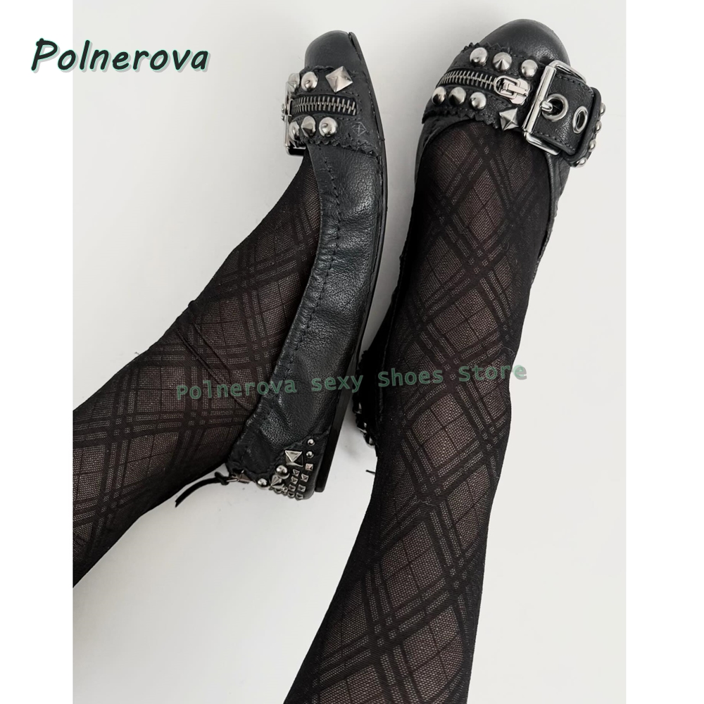 Women'S Shoes - Scarpe Mary Jane con fibbia a