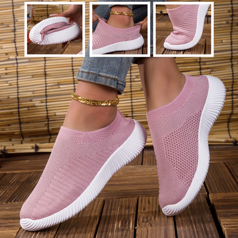 Breathable Mesh Athletic Shoes - Sneakers da Donna Traspiranti in Maglia,