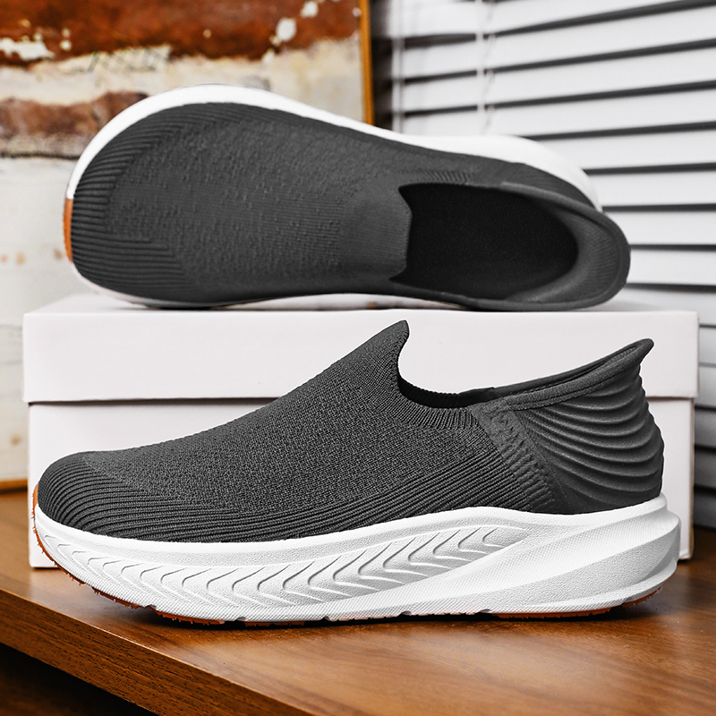 Wide Toe Box Running Sneakers - Scarpe da uomo slip-on barefoot, taglie