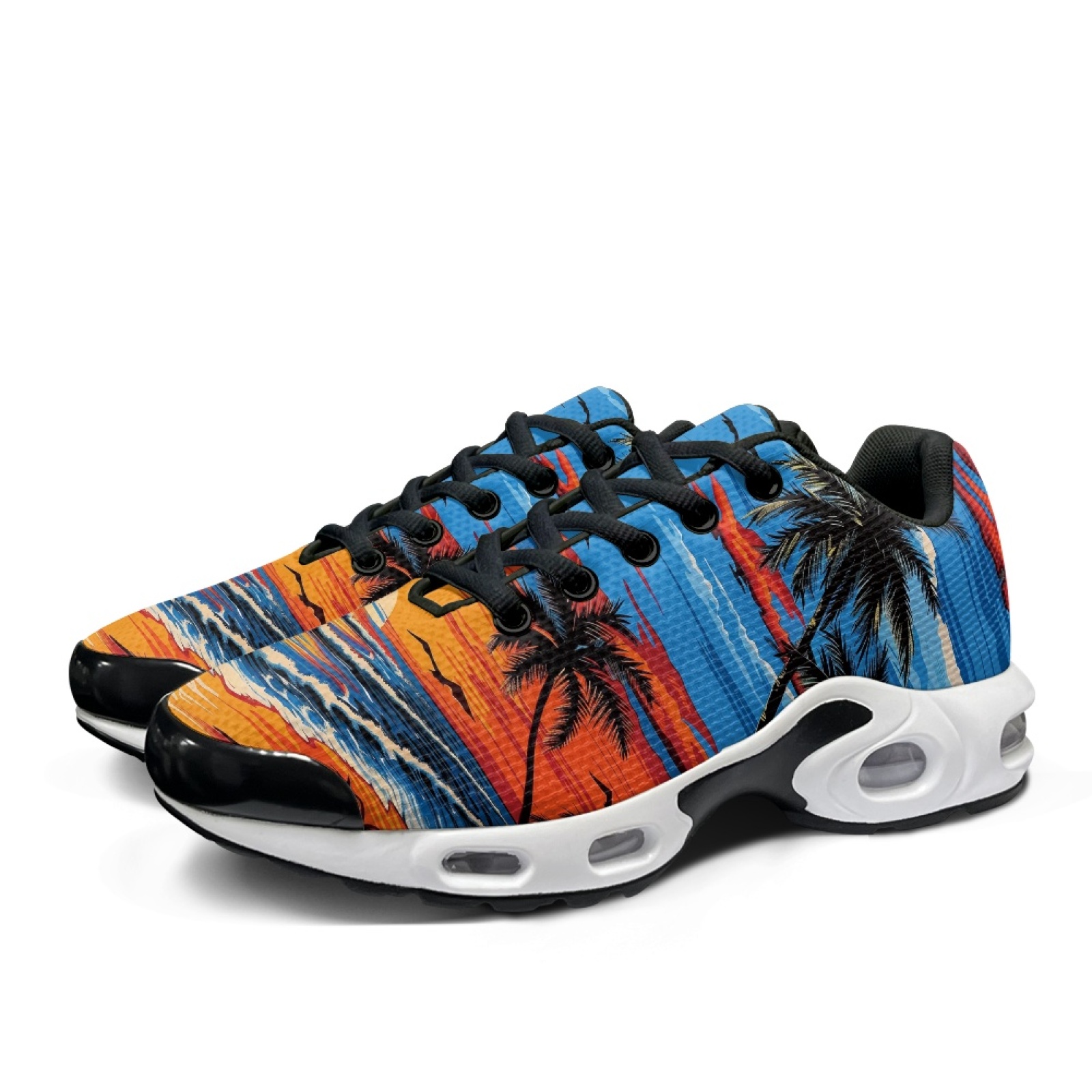 PENSTROLL Sunset Palm Trees Sc - Air Cushion Jogger Shoes Men recensione e prezzo