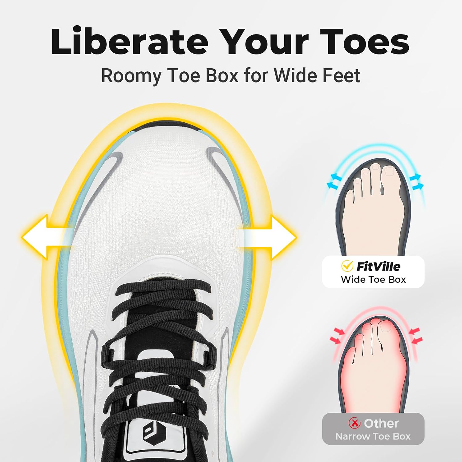 FitVille Scarpe da Corsa e Cam - Lightweight Road Running Shoes recensione e prezzo