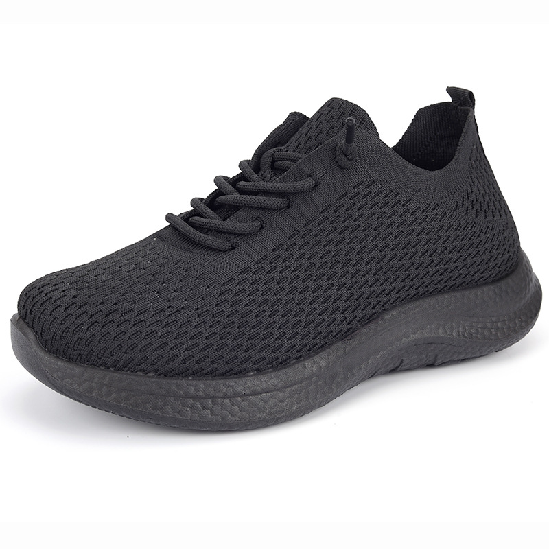 Scarpe da passeggio estive da  - Knit Fabric Lace Up Sneakers recensione e prezzo