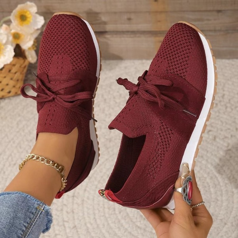 New Black Knit Traspirante Sca - Knit Fabric Lace Up Sneakers recensione e prezzo