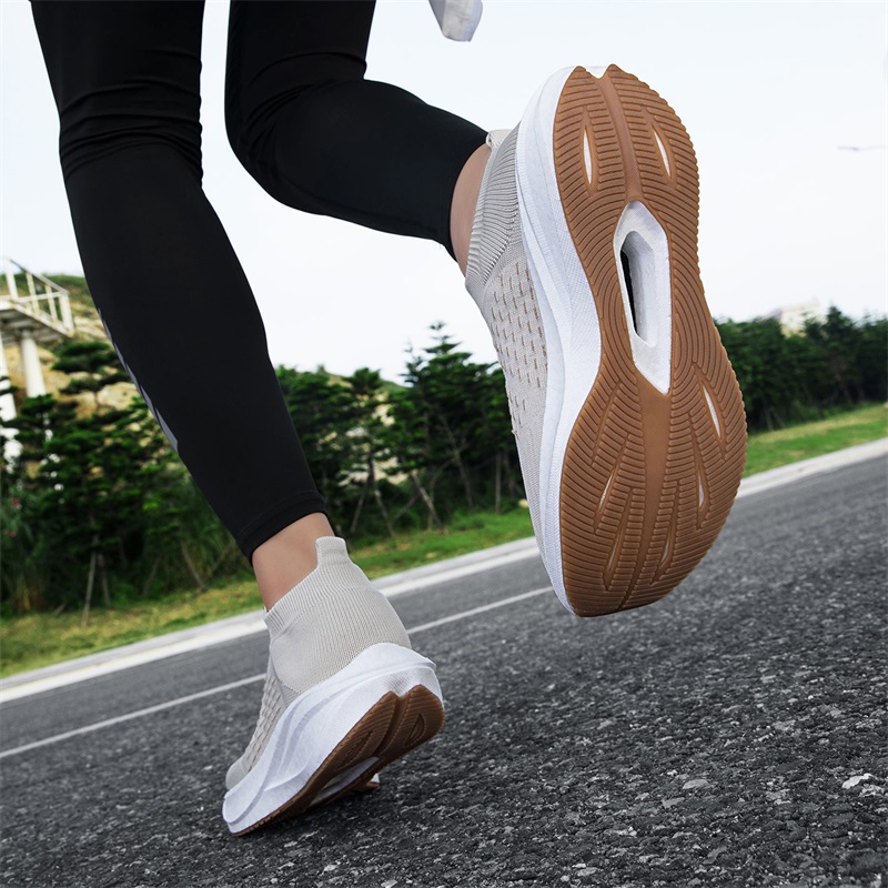Scarpe da Corsa Unisex Slip-on - Knit Fabric Lace Up Sneakers recensione e prezzo